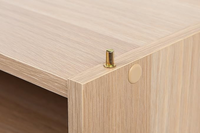 IRIS USA 3-Shelves Modular Wood Stackable Storage Box, Easy Assembly, Customizable, DIY Bookcase, Stacking Storage Organizers, Cube Storage, Cubby Storage System, Home Office Closet, Light Brown