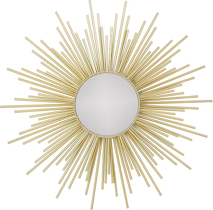 Henton Sunburst Wall Mirror - Gold