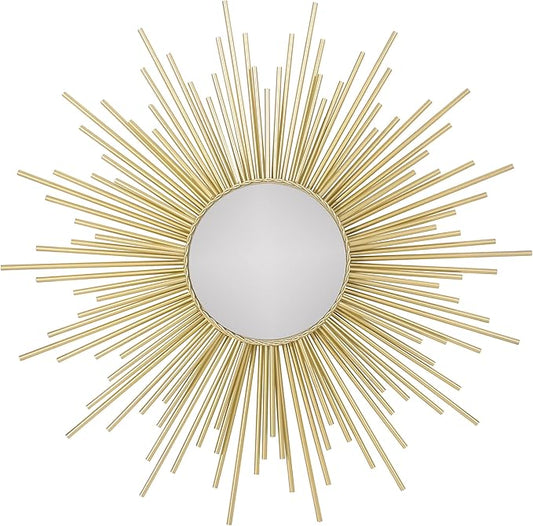 Henton Sunburst Wall Mirror - Gold