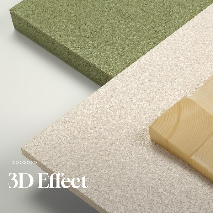 Large 3D Wood Wall Art for Living Room, Abstract Minimalist Geometric Wooden Blocks Artwork for Walls, Modern Sage Green Neutral Textured Paintings Wall Decor for Bedroom Dining Room Hallway Home Office