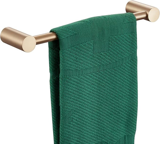KOKOSIRI Towel Holder for Bathroom Wall 16-Inch Hand Towel Bar Hangers Bathroom Accessory Wall Mounted Champagne Bronze Stainless Steel, B4007CPG-L16