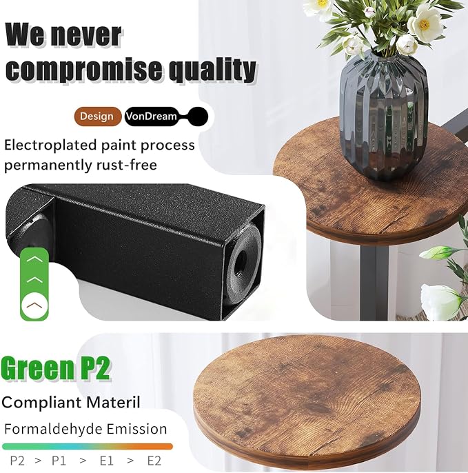 4 Tier Plant Stand Indoor with Grow Light for Multiple Plants | Corner Flower Stand, Vintage Multi-Layer Design, Sturdy Plant Shelf, Space-Saving, Ideal for Living Room Indoor Plant Display