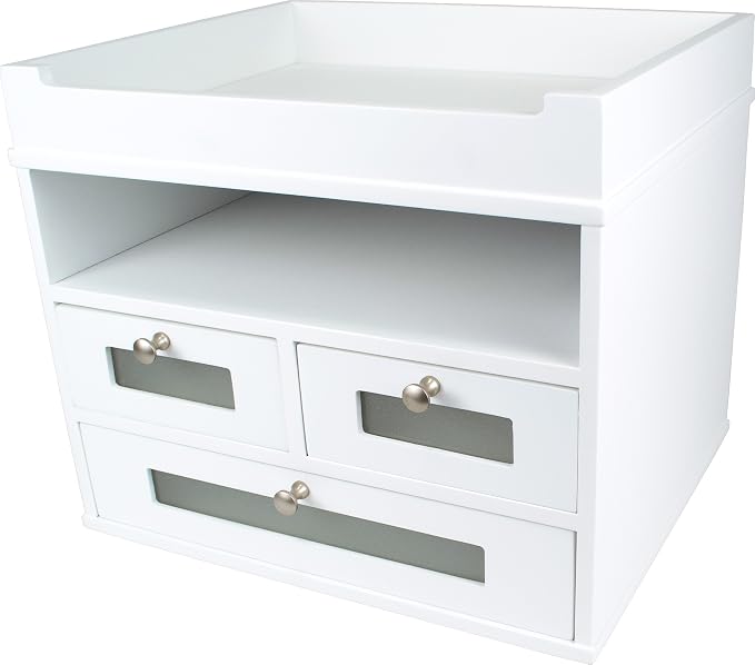 Victor W5500 Pure White Tidy Tower