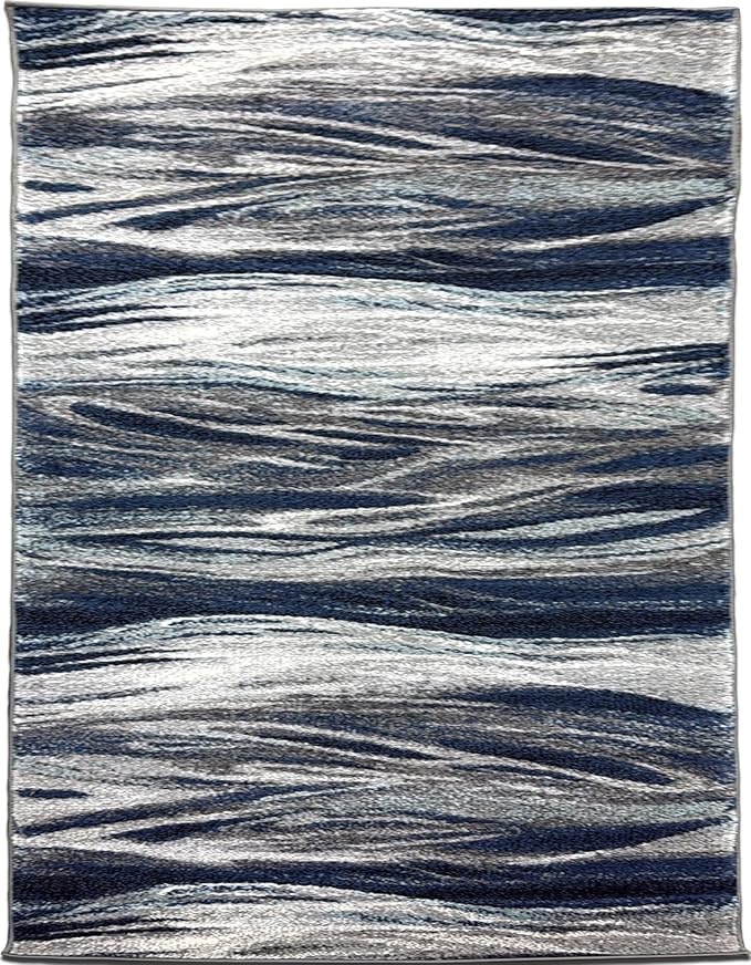 Keen Home Design Area Rugs - 4x6 Non-Shedding, Abstract Rugs for Kitchen, Living Room, Bedroom, Dining Room, Entryway - Size: 4' x 6', Multi