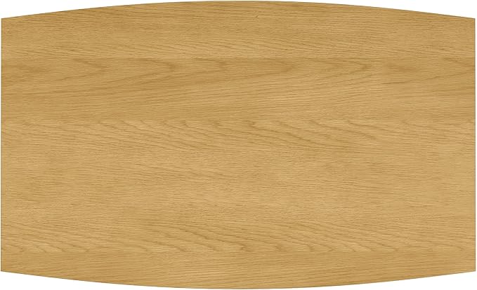 SIMPLIHOME Draper Dining Table - 66 inch Wide Solid Oak Veneer Rectangular Table, Mid-Century Modern Style for Dining Room or Kitchen with Tapered Legs and Spacious Surface, Seats 6