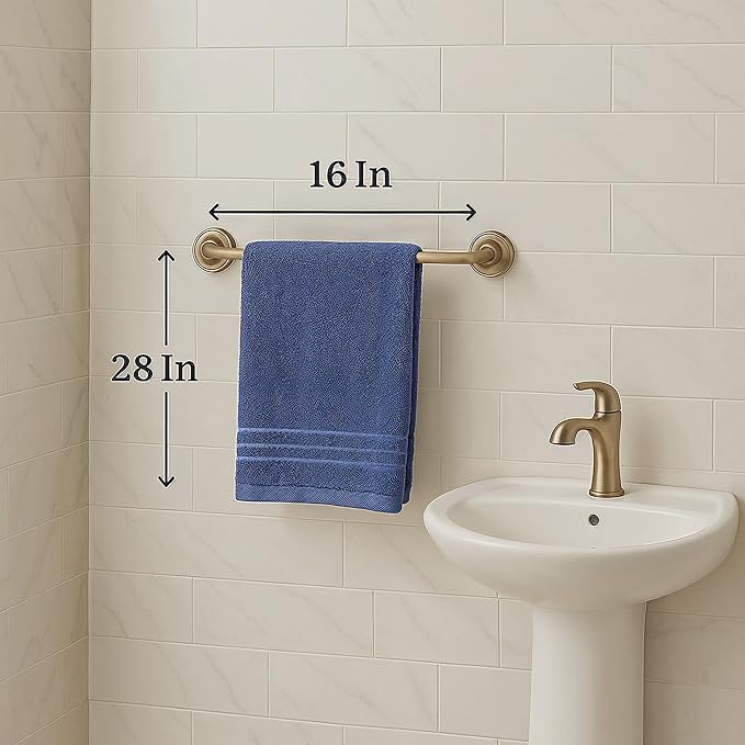 LANE LINEN 4 Pack Hand Towels (16"x28") - 100% Ringspun Cotton Towels Set for Bathroom - Quick Dry, Ultra Soft & Absorbent Large Hand Towel Set - Can be Used for Salon, Spa & Hotel - Cerulean Blue