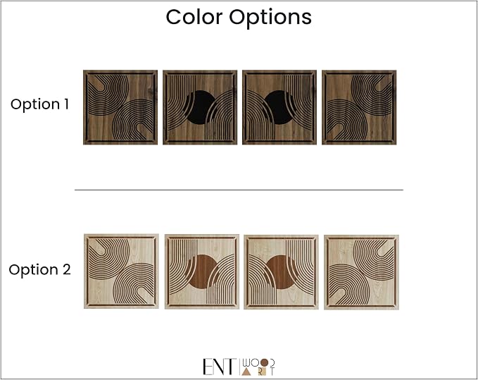 Eclectic Mid Century Wood Signs, Vintage Inspired Maximalist Wood Wall Art, Wall Accent for Trendy Living Room, Office and Bedroom