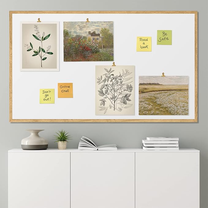 SIGNWIN Poster Bathroom Decor 8"x10"x 4, Wall Art Room Decor Multicolor for Living Room, Bedroom, Office Autumn Spring Rustic Flower Landscape Classic Vintage Retro Illustrations