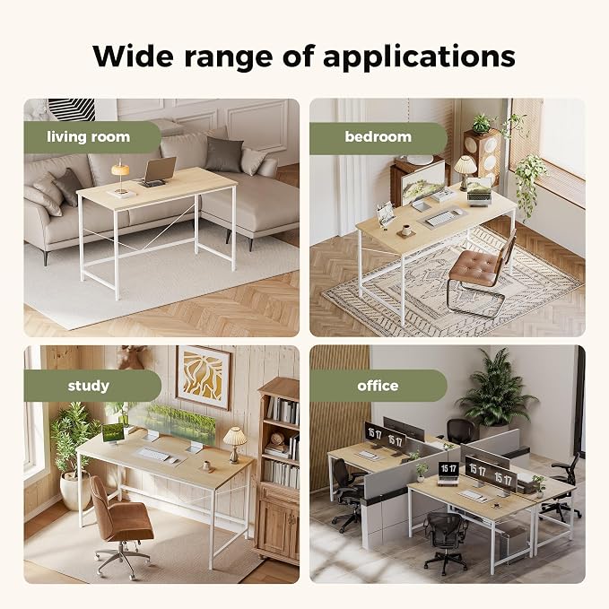Mericonia 32 inch Computer Desk, Gaming Desk for Small Spaces, Modern Simple Style Table for Home Office, Study Student Writing Table