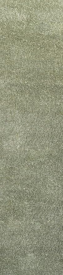 JONATHAN Y Haze Solid Low-Pile Green Runner Rug 2x8, Coastal,Bohemian,Minimalist,Classic, Easy-Cleaning for Living Room,Bedroom,Kitchen,Pet Friendly,Non-Shedding (SEU100O-28)