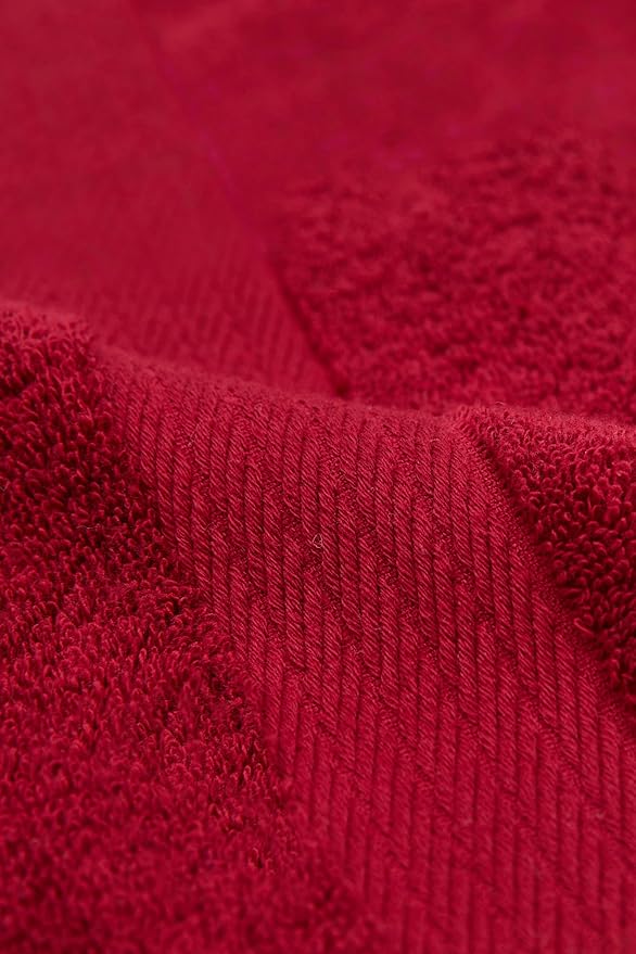 Ozdilek 2-Piece Bath Towels, 30x60 550GSM– 30x60 Inches, 100% Turkish Cotton, Luxury Quick Dry, Extra Large, Fade-Resistant, Eco-Friendly, Spa Towel, Cotton Towel (Brick Red)