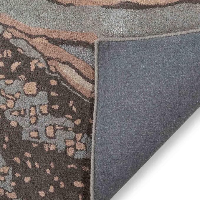 Hand Tufted Area Rug – Premium Soft Modern Carpet for Living Room, Bedroom & Home Trendy Modern Home Rug 6' x 8' (Rectangular) Black,White