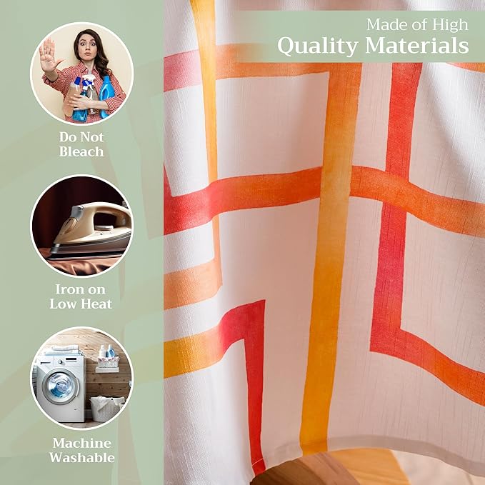 Maison d' Hermine Table Cloth Round Table 100% Cotton 63 Round Inches Tablecloth Reusable Decorative for Dining Room Farmhouse Home Valentines Day Decorations Spring Summer - Summer Maze