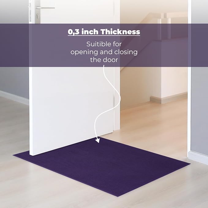Cotton Paradise 100% Cotton Turkish Bathmat Rug, Soft Absorbent Quick Dry Non Slip, 20x34 Bathmat Rug, Violet Purple