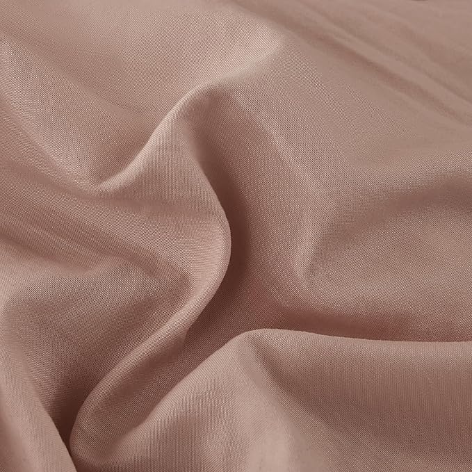 WRENSONGE Full Size Comforter Sets - 3 Pieces Dusty Pink Comforter Prewashed Soft Lightweight for All Seasons,Fluffy Down Alternative Comforter Full Size with 2 Pillow Shams