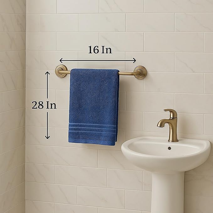 LANE LINEN Bath Hand Towels Pack of 4 (16"x28") - Turkish Hand Towel Set for Bathroom - Durable, Quick Dry, Soft & Highly Absorbent Long Lasting Hand Towel Set - Dorm Essentials for Boys - Navy Blue