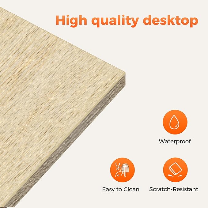 Mericonia 40 inch Computer Desk, Gaming Desk for Small Spaces, Modern Simple Style Table for Home Office, Study Student Writing Table