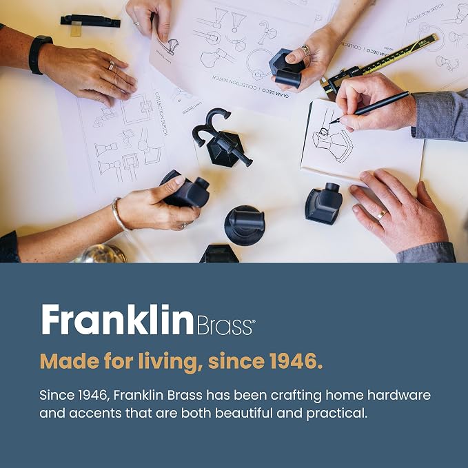 Franklin Brass Gainesville (1-Pack) Towel Hooks Satin Nickel Double Bathroom J Hooks Wall Mounted for Robes & Towels Hand Towel Hook Holder Kitchen, Bathroom Accessories GNV35-SN