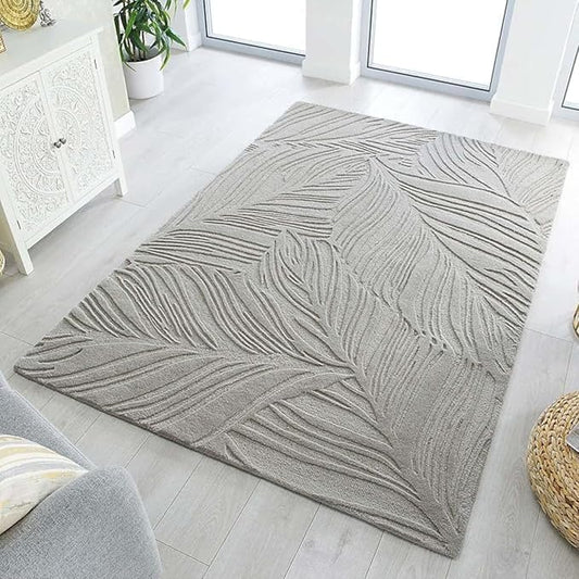 Hand Tufted Area Rug – Premium Soft Modern Carpet for Living Room, Bedroom & Home Trendy Modern Home Rug 6' x 8' (Rectangular) Blue
