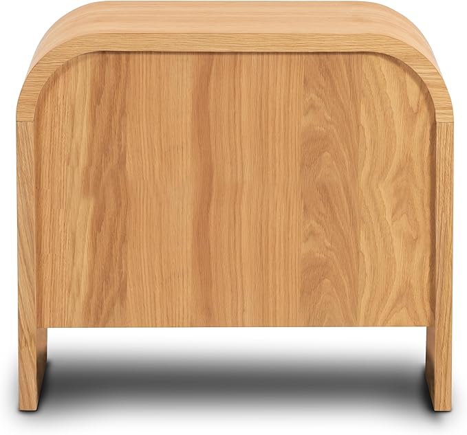 Poly & BARK Cirq Nightstand in Oak