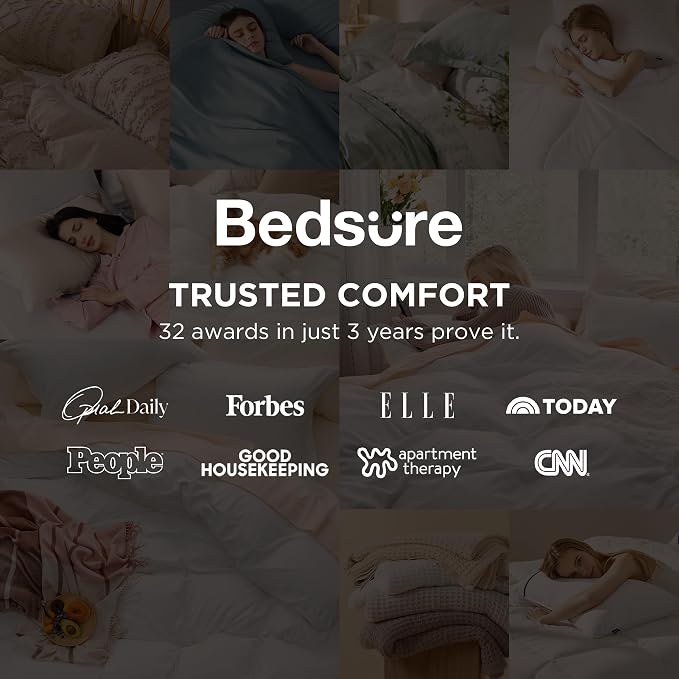Bedsure Dark Brown Duvet Cover Full Size - 3 Pieces Prewashed Soft Cotton-Like Polyester Bedding Set, Includes 1 Duvet Cover 80x90 Inches with Zipper Closure & 2 Pillow Shams, No Comforter
