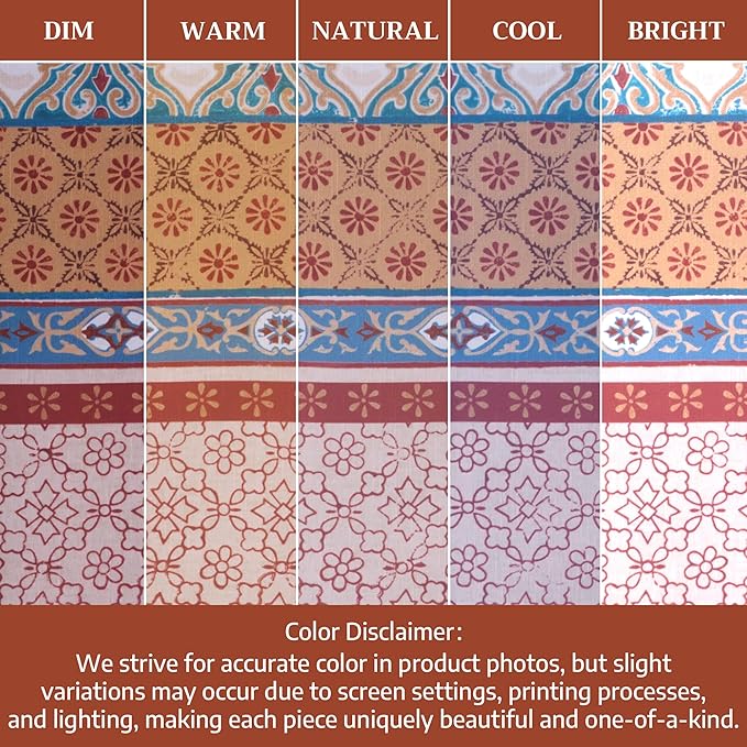 Maison d' Hermine Table Cloth Rectangle Table 100% Cotton 70 x 108 Inches Fall Tablecloth Reusable Everyday Use for Thanksgiving Christmas Decorations Dining Farmhouse Party (Romane)