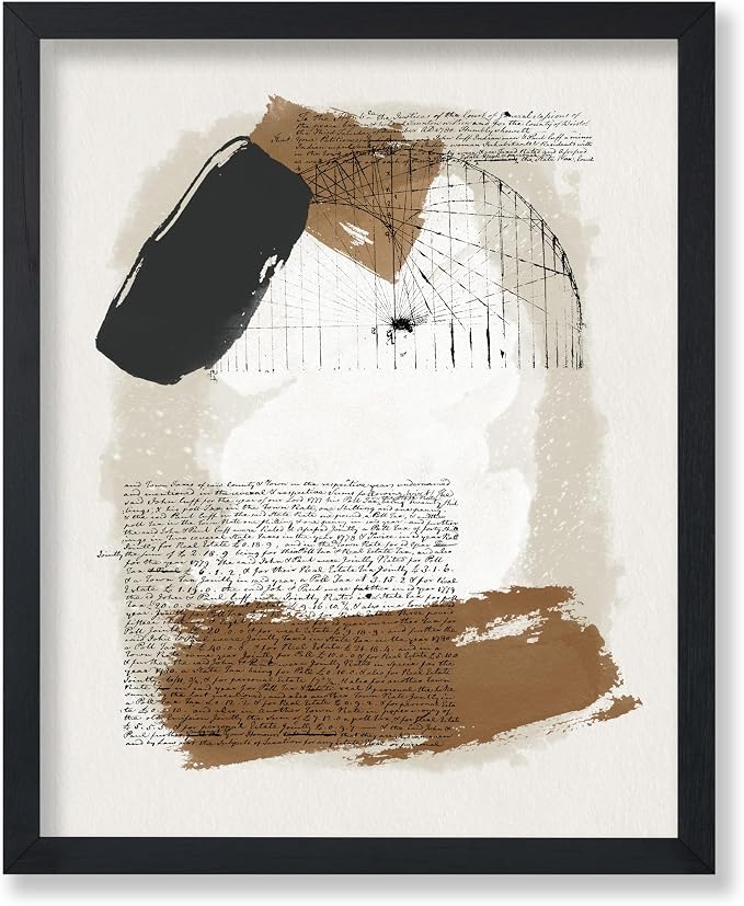 Poster Master Abstract Written Message Poster - Watercolor Print - Note Art - Chic Boho Design - Abstract Illustration - Great Bedroom or Living Room Decor - 11x14 UNFRAMED Wall Decor