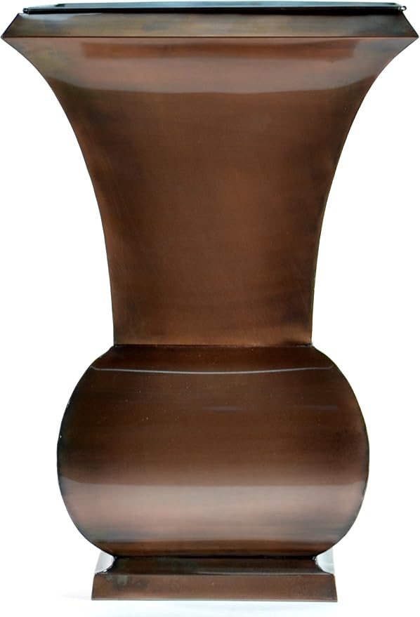 H Potter Tall Planter Large Outdoor Copper Decorative Planters Indoor Flower Garden Urn