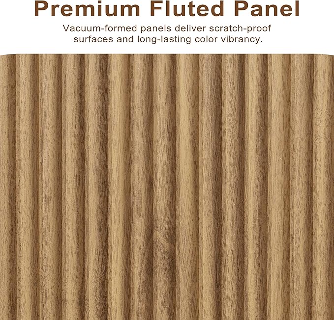 Lift Top Coffee Table with Storage,Fluted Square Center Table with Large Hidden Space,31.5" Coffee Table with Lifting Top,Center Table for Living Room,Natural Oak