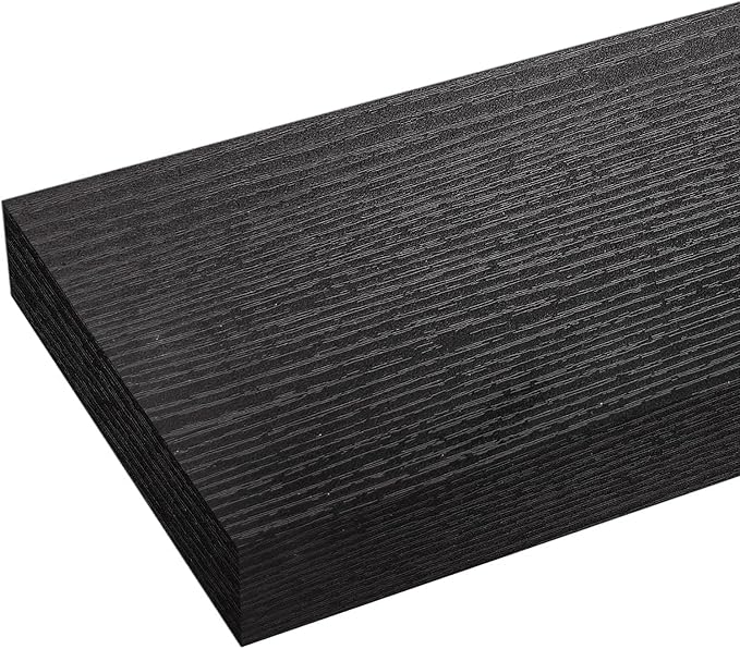 Floating Shelves for Wall, Black Small 11.8" Bathroom Wall Shelves and Floating Shelf for Storage, Display Shelf for Home Decor, Perfect Over Toilet and Bedroom, Living Room, 3-Pack