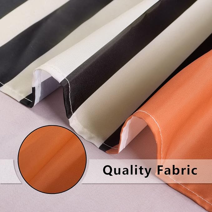 72x72 Inch Waterproof Shower Curtain in Burnt Orange Abstract Geometric Design, Modern Boho Style, Polyester Fabric,Machine Washable, Includes 12 Hooks, Bathroom Decor for Spa Look