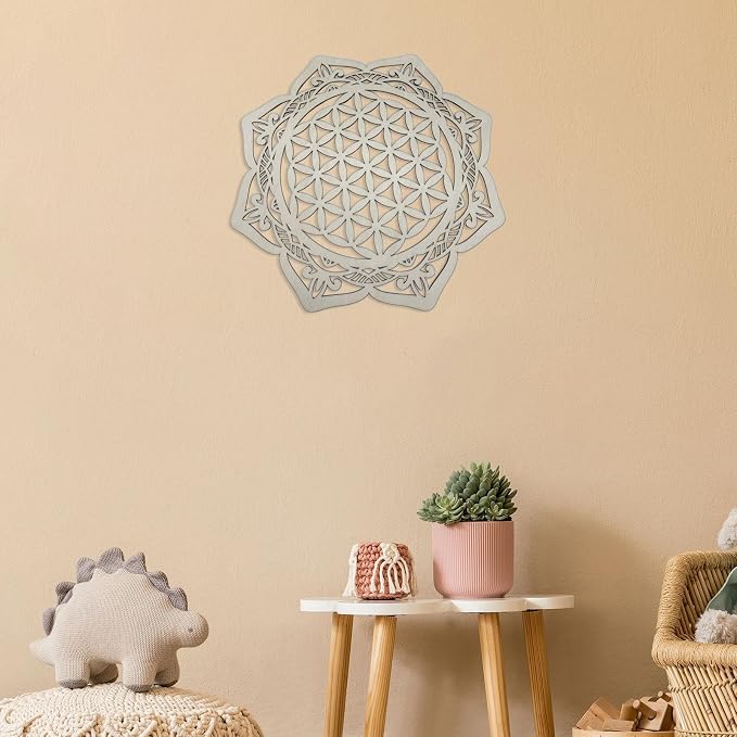 PawwJoy Geometry Wood Wall Art Hanging Decoration Collection Creative Abstract Ornament Wall Sculpture for Room Office- Style a
