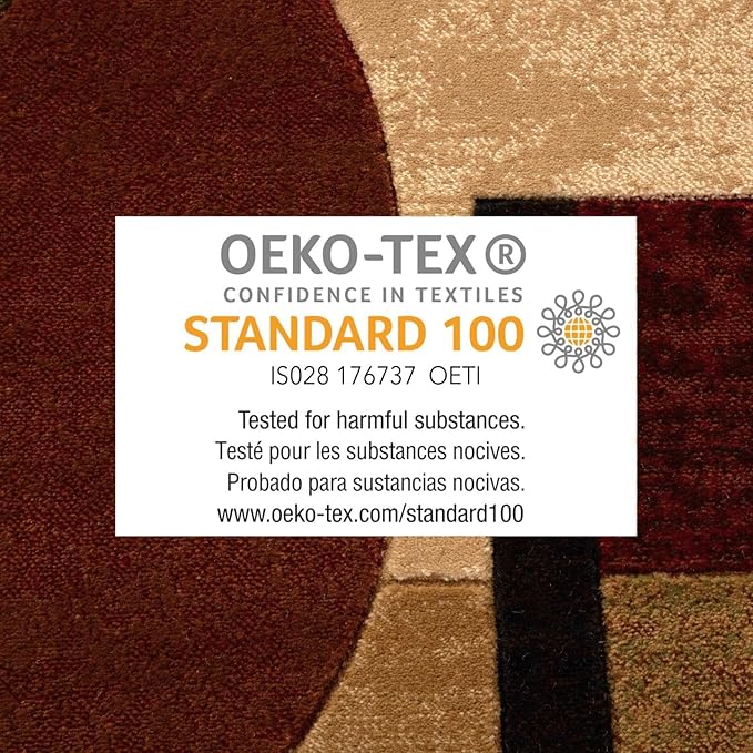 Home Dynamix Tribeca Jasmine Modern Area Rug, Abstract Brown/Green 3 Piece Set