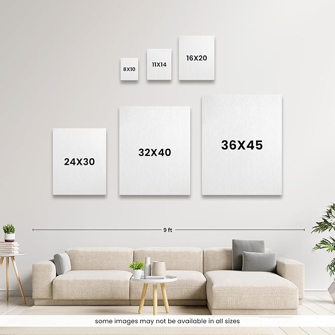 CANVAS ON DEMAND Sage of Innocence Canvas Wall Art Print by Erin Ashley, Abstract, Contemporary, Home Decor, Modern Abstract, Artwork,36" x45in