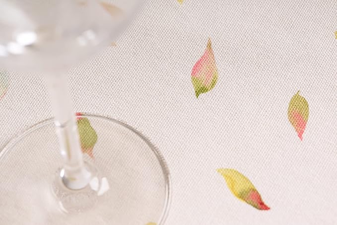 Maison d' Hermine Table Cloth Round Table 100% Cotton 69 Inches Fall Tablecloth Reusable Everyday Use for Thanksgiving Christmas Decorations Dining Farmhouse Party (Pumpkin Passion)