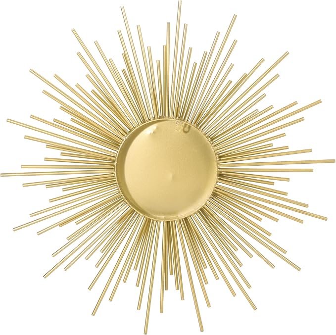 Henton Sunburst Wall Mirror - Gold