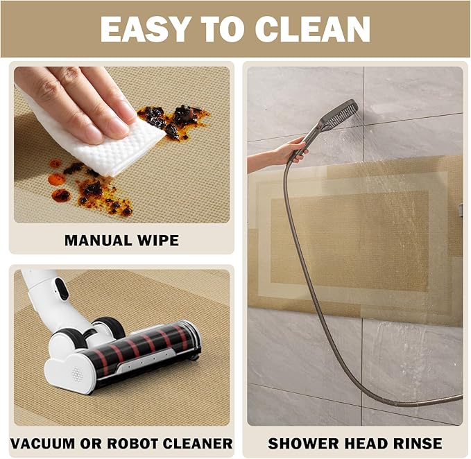 Non Slip Long Bathroom Runner Rug Bath Mat, Rubber Backing Ultra Thin Bathroom Rugs Fit Under Door Quick Dry Super Absorbent Washable Shower Mat for Bathtub Sink Floor, Brown 17"x59"