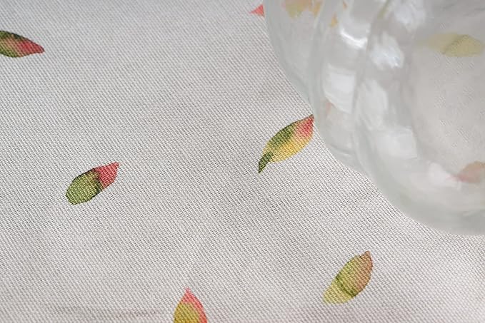 Maison d' Hermine Table Cloth Rectangle Table 100% Cotton 70 x 108 Inches Fall Tablecloth Reusable Everyday Use for Thanksgiving Christmas Decorations Dining Farmhouse Party (Pumpkin Passion)
