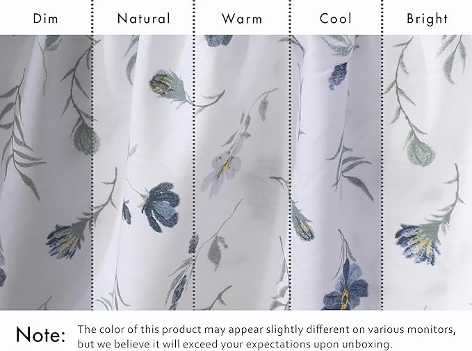 RUVANTI 100% Cotton Percale Sheets Queen Size 6 Piece Set, Cooling Bed Sheets for Hot Sleepers, Deep Pocket 16”, Breathable Lightweight & Durable, Crisp Hotel Style Sheets, Coastal Blue