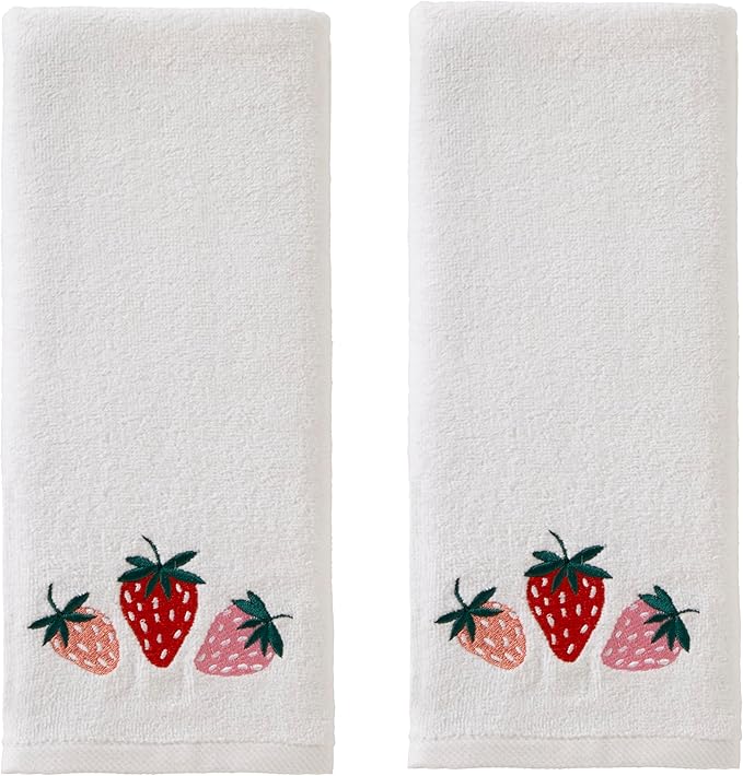 Summer Strawberries Hand Towel (2-Pack)