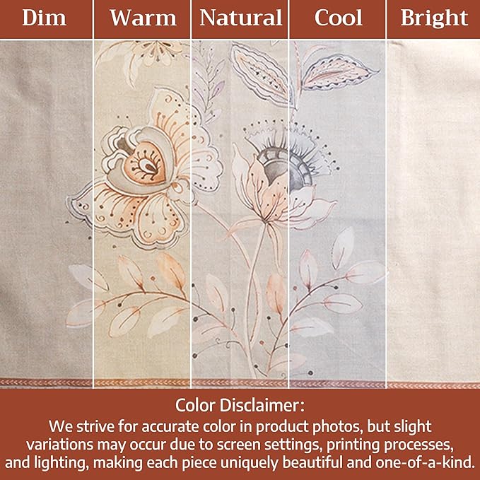 Maison d' Hermine Premium Table Cloth Rectangle Table 100% Combed Cotton 108 x 70 Inches Tablecloth Reusable Decorative for Dining Room, Farmhouse, Home, Party, Festive & Wedding - Society Florals