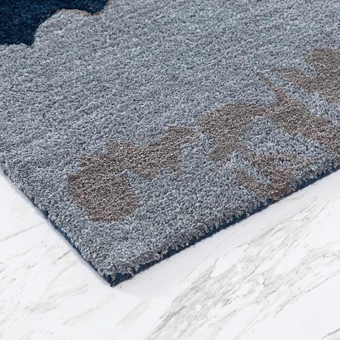 Hand Tufted Area Rug – Premium Soft Modern Carpet for Living Room, Bedroom & Home Trendy Modern Home Rug 5'7" x 7'7" (Rectangular) Cream2