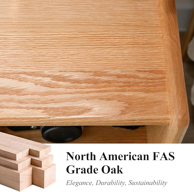 Night Stand, Solid Wood Nightsatnd with One Drawer & Open Shelf, Mid Century Modern Nightstand, Durable & Sturdy Small End Table, 11.81 W x 15.75 D x 22.05 H Inches, (Natural)