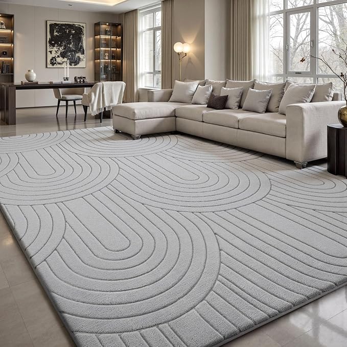 Sour Lemon 10x14 Area Rugs for Living Room, Soft Large Area Rug Indoor Modern Carpet for Bedroom，Machine Washable Area Rug Non-Slip Rug Carpet for Kids Home Dorm Under Dining Table Office Decor