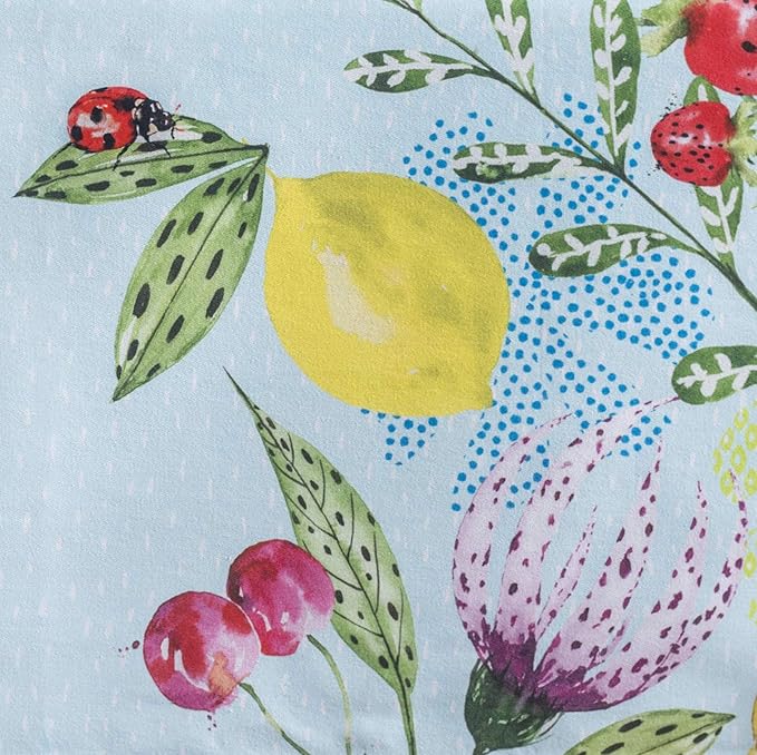 Maison d' Hermine Table Cloth Rectangle Table 100% Cotton 70 x 120 Inches Tablecloth Reusable Decorative for Dining Room Farmhouse Home Valentines Day Decorations Spring Summer - Jardin D'Ete - Mint