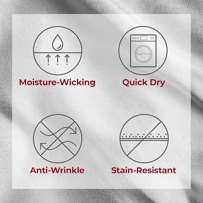 Mellanni Extra Deep King Sheets - 4 PC Iconic Collection Bedding - Hotel Luxury, Ultra Soft, Cooling Bed Sheets - Wrinkle, Fade, Stain Resistant (King, Light Gray)