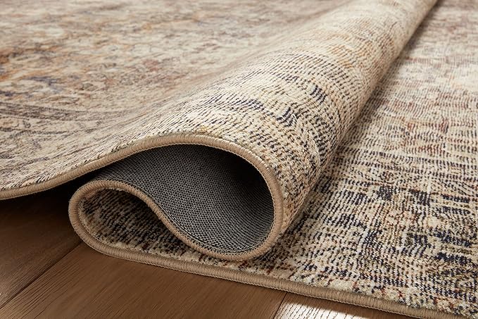 Loloi Amber Lewis Morgan Collection MOG-01 Sunset/Ink 2'-3" x 7'-6" 38" Thick Runner Rug feat. CloudPile, Neutral, Room Décor, Vintage Inspired, Livingroom, Bedroom, Dining Area
