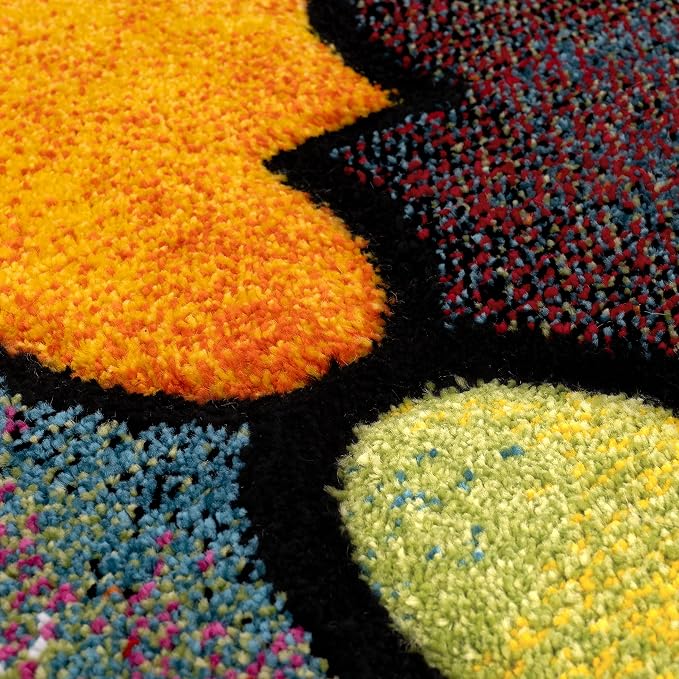Paco Home Colorful Area Rug with Moroccan Pattern in Multicolor, Size: 6'7" x 9'6"