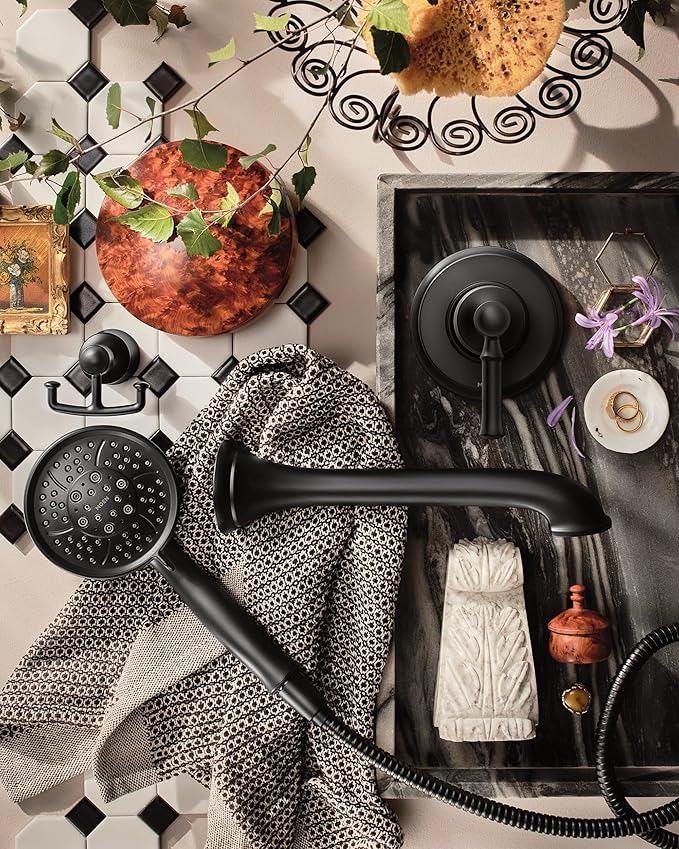 Moen YB2103BL Dartmoor Double Robe or Towel Hook, Matte Black