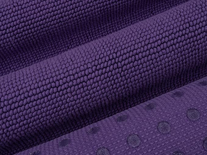 Cotton Paradise 100% Cotton Turkish Bathmat Rug, Soft Absorbent Quick Dry Non Slip, 17x24 Bathmat Rug, Violet Purple